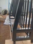 Customized Black Zinc Steel Metal Garrison Fence Panels Maintenance Free
