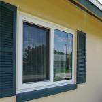 Simple European Style White Aluminium Sliding Windows For Residential