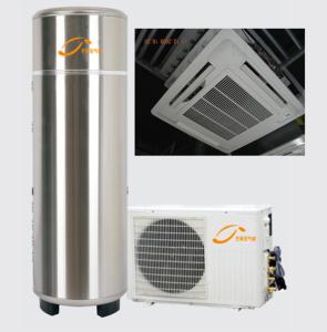 China House use heat pump with air condition (fan coil) factory