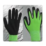 15 Gauge Nylon/Spandex Liner Sandy Nitrile Coated Work Gloves