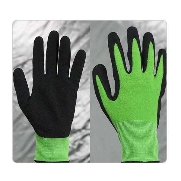 15 Gauge Nylon/Spandex Liner Sandy Nitrile Coated Work Gloves