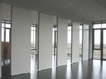Interior Wood Melamine Surface Movable Folding Partition Walls , Wooden Room