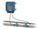 Transit Time Ultrasonic Flow Meter DN50 - 700 For Waste Water Treatment