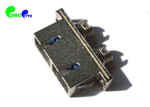 LC Fiber Optic Adapter, LC Hybrid Fiber Optic Adapter with Plastic or Copper