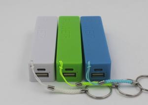 China Plastic Keychain Portable USB Power Bank For Smartphones , Usb Battery Backup factory