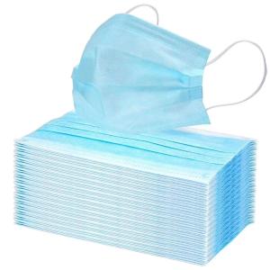 China Earloop FDA 3 Ply Non Woven Face Mask Disposable One Using Protect Virus factory