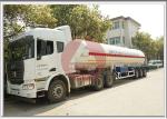 ASME Standard Aluminum LPG Tank Trailer Durable Long Life Span Large Sized