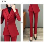 Skirts Suits Closure Type Single Button Two Pieces Formal Ladies Business Woman