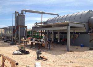 China Non Catalytic Pyrolysis Tyre Recycling Plant Small Pyrolysis Plant Huayin factory