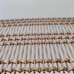 Brass Color Steel Wire Decorative Wire Mesh Screen Pvc Coated
