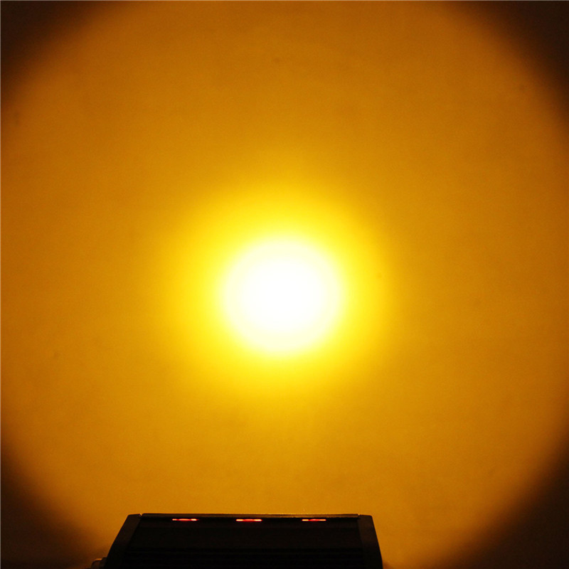Super bright 30W yellow spot single row led light bar CREE LED PC lens HCB-L30SDC