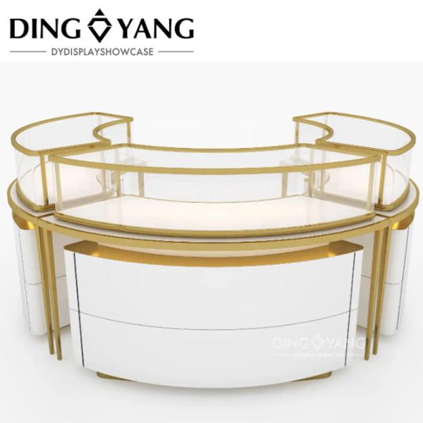 Modern Fashion Style Jewelry Showcase Counter No Installation