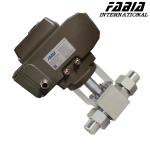 Electric High Pressure Ball Valve Two Way Butt Welding Ball Valve 1 2" 3/4"