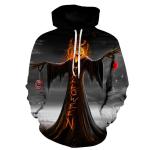 Halloween Skull Jack 3D Printed Printed Oversize Hoodie Comfortable