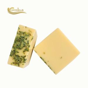 China Natural Fragrance Lemongrass Handmade Soap / Custom Natural Lemongrass Soap factory