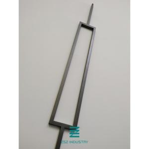 China BSCI Powder Coating Iron Hollow 2x2 Decorative Metal Fence Posts factory