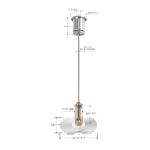 Brass Stainless Steel Wire Snap Hook Cable Hanging System For Lighting Hanging
