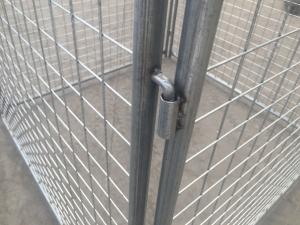 China Environmental Q235 Steel Weld / Chain Wire Trash Cage 1500mm X 2000mm factory