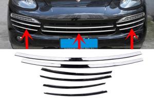 China Porsche Cayenne 2011 Auto Body Trim Parts Stainless Steel Grille Garnish factory
