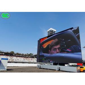 High Definition Large P10 Advertising LED Screens 3535 Lamp Size IP65 Waterproof