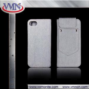 Canvas Diary Jeans Denim Style Design notebook type case for Iphone 7 denim