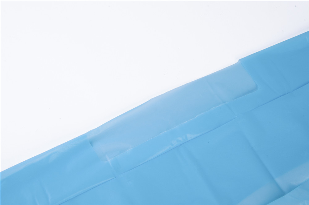 Latex Free Medical Isolation Gown , Cpe Plastic Gown Environment Friendly