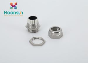 China M20 Waterproof Cable Gland , Metal Brass Cable Connector With 6 - 12mm Dia factory