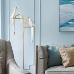 Energy Saving PaperCrane Bird Modern Wall Lamp For Living Room