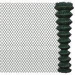 Heat Treated Security Chain Link Fence Pvc Coated OEM / ODM Available