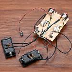 Guitar Active Pickups Humbucker Pickup 9V battery power supply Black