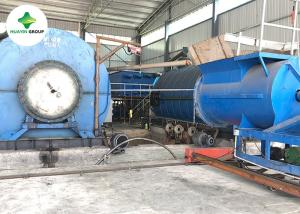 China Full Automatic Waste Tyre Pyrolysis Plant Furnace 10 Ton factory