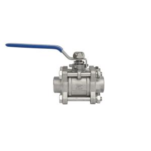 China 3PC Full Port Thread Ball Valve with Industrial Usage and Thread Connection Form factory