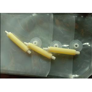 China Hotel Apartment Yellow 20*23CM Liquid Soap Pouch on sale