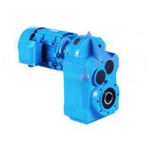 China Belt Conveyor Right Angle Gear Reducers Parallel Shaft Helical Gearmotor Reducer F Series factory