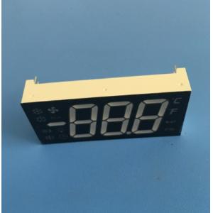 Ultra bright blue customized Triple Digit 7 Segment LED Display Common anode for
