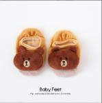 Hot sell summer baby bow socks with cute animal pattern anti-slip socks