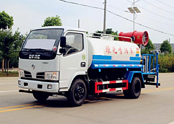 5 Ton Water Bowser Truck With Sprayer And Sprinkler 5000 Liters Spray Dust Fall