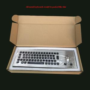 Backlit Desktop Rugged Waterproof Vandal-Proof Keyboard With Integrated Optical