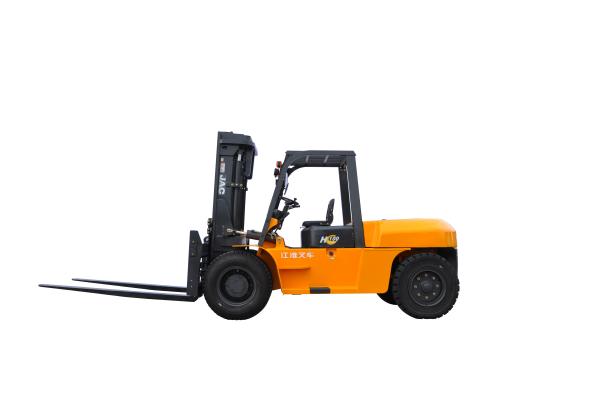 JAC 10 Ton Diesel Forklift , Large Capacity Counterbalance Forklifts , Heavy
