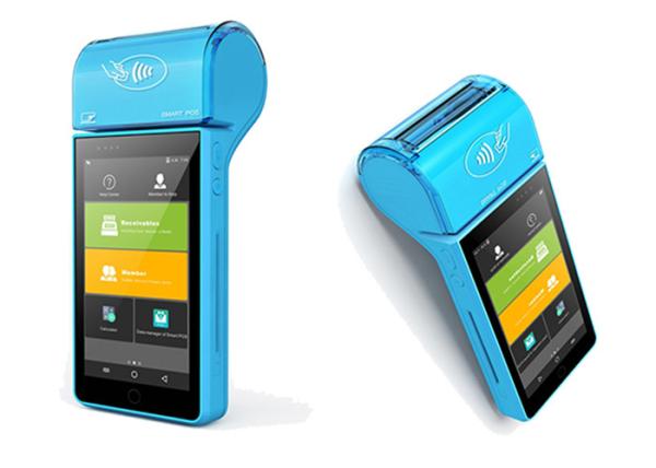 Android Mobile POS Credit Card Machine With Thermal Printer NFC Magnetic Card