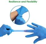 Fully Coated Hot Sale Disposable Blue Heavy Duty Work Examination Industrial Non
