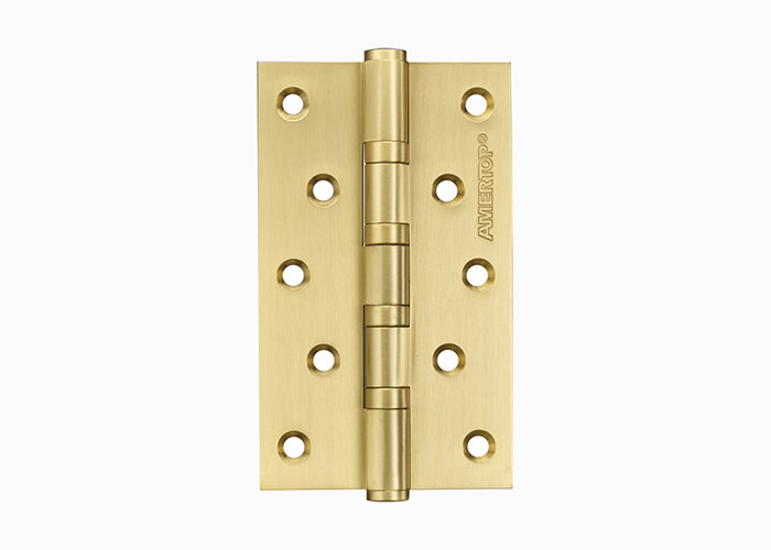 Amertop Brass Square Corner Cabinet Folding Door Hinges Self Closing Pivot Door Hinges