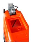 Eco Friendly Floor Scrubber Dryer Machine With Brush / USA Rubber Blade