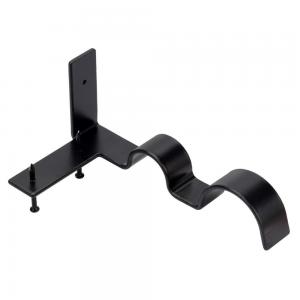 China Double Curtain Rod Holders Brackets for Window Bedroom Home Decoration Party Occasion on sale