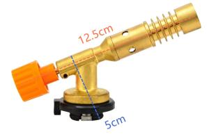 China Brass Plastic Portable 1300C Gas Heating Torch Flamethrower factory
