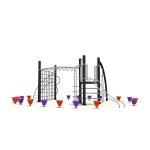 Adult Jungle Gym Outdoor Physical Fitness Equipment For Amusement Park