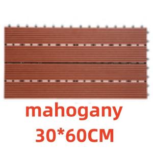 China Moisture Proof 300MM Exterior Wpc Board For Outdoor Eco Friendly WPC DIY Tile factory