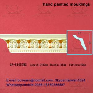 China hand painted relief moulded factory
