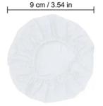 Non Woven Earphone Cover Black / White /Blue Nonwoven Disposable Hygienic