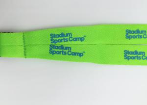 China Personalized logo plain color id badge holder lanyard polyester custom printing factory